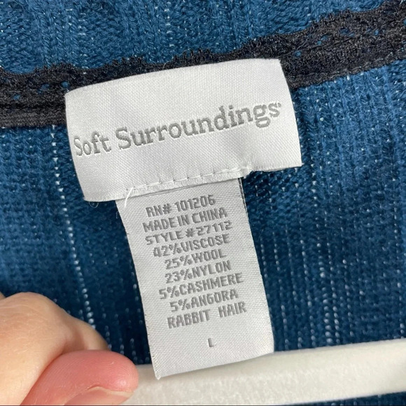 Soft Surroundings teal weather dress large - Picture 5 of 6